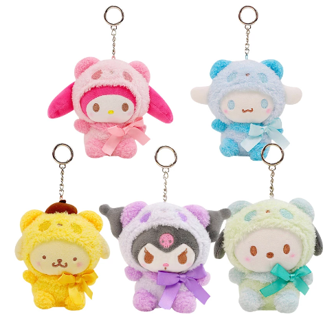 Sanrio Fluffy Keychains